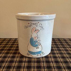 Vintage Easter Crock